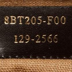 Pre Owned Fendi Red Pequin Embossed Leather Large Claudia Shoulder Bag