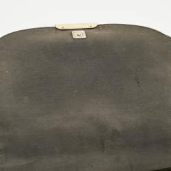 Pre Owned Fendi Tobacco Zucca Canvas Flap Crossbody Bag