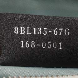 Pre Owned Fendi White Leather Mini By The Way Embellished Crossbody Bag