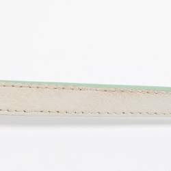 Pre Owned Fendi White Leather Mini By The Way Embellished Crossbody Bag