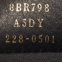 Pre Owned Fendi Black Leather Small Fendigraphy Shoulder Bag