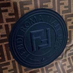 Pre Owned Fendi Brown Coated Canvas Runaway Bag Medium