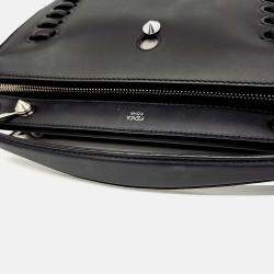 Pre Owned Fendi Black Leather Fendi.com Bag