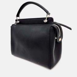 Pre Owned Fendi Black Leather Fendi.com Bag