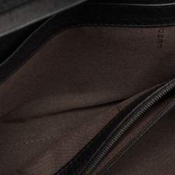 Pre Owned Fendi Black Zucca Canvas Flap Continental Wallet