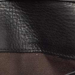 Pre Owned Fendi Black Zucca Canvas Flap Continental Wallet