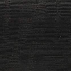 Pre Owned Fendi Black Zucca Canvas Flap Continental Wallet