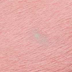 Pre Owned Fendi Pink/Brown Calf Hair and Leather Mama Baguette Bag