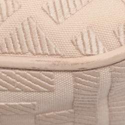 Pre Owned Fendi Beige Zucca Embroidered Canvas and Leather NM Baguette Bag