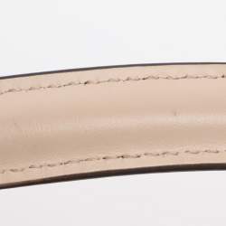 Pre Owned Fendi Beige Zucca Embroidered Canvas and Leather NM Baguette Bag