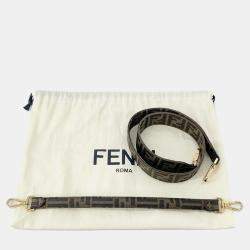 Pre Owned Fendi Zucca Multi-Pocket Baguette Brown/Black Jacquard
