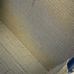 Pre Owned Fendi Zucca 2-Way Bag Khaki Canvas Leather