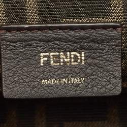 Pre Owned Fendi Brown Leather Small First Shoulder Bag