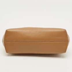 Pre Owned Fendi Brown Leather Small First Shoulder Bag