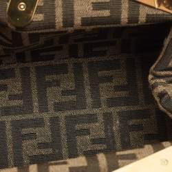 Pre Owned Fendi Brown Leather Small First Shoulder Bag