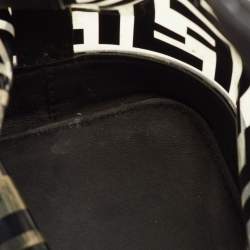 مملوكة مسبقًا Fendi Black Zucca Print PVC and Leather Mini Mon Tresor Bucket Bag