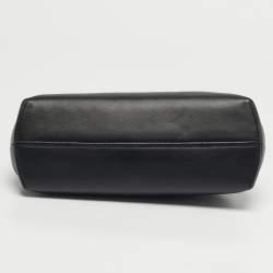 مملوكة مسبقًا حقيبة كلتش فندي فيرست جلد أسود صغيرة