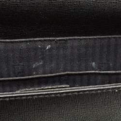 مملوكة مسبقًا حقيبة فندي ديمي جور جلد أسود صغيرة بحزام علوي