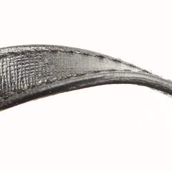 مملوكة مسبقًا حقيبة فندي ديمي جور جلد أسود صغيرة بحزام علوي