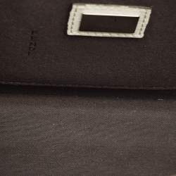 Pre Owned حقيبة يد علوية فنري ديمي جير ميني من جلد الثعبان والجلد متعدد الألوان