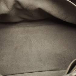 Pre Owned Fendi O'Lock Grey FF Fabric Top Handle Bag