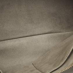 Pre Owned Fendi O'Lock Grey FF Fabric Top Handle Bag