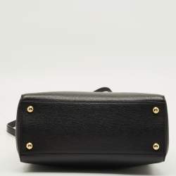 مملوكة مسبقًا Fendi 2Jours Petite Black Leather Tote