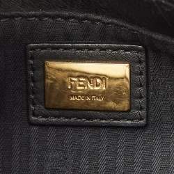 مملوكة مسبقًا Fendi 2Jours Petite Black Leather Tote