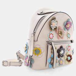 مملوكة مسبقًا Fendi Leather Flowerland Backpack