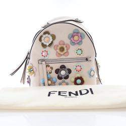 مملوكة مسبقًا Fendi Leather Flowerland Backpack