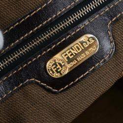 مملوكة مسبقًا حقيبة يد فندي توت زوكا بني