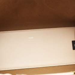 مملوكة مسبقًا حقيبة تسوق فندي صن شاين جلد وردي فاتح متوسط