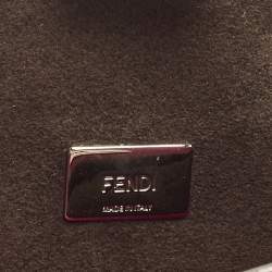 Pre Owned حقيبة فندي كروس بودي مايكرو بيكابو جلد فوشتشا