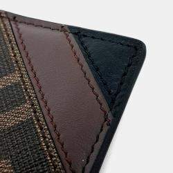 مملوكة مسبقًا Fendi Black PVC card wallet