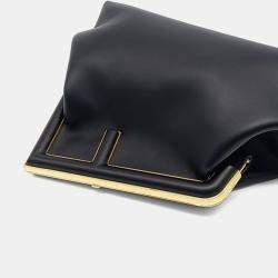 مملوكة مسبقًا Fendi Black Leather First Bag Medium
