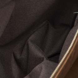 مملوكة مسبقًا حقيبة فندي 3جور جلد بني/زهري فاتح كبير