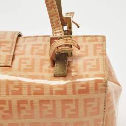 مملوكة مسبقًا حقيبة فندي مامّا باكيت قماش زوكينو معالج برتقالي