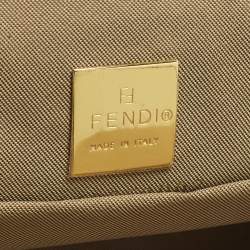 مملوكة مسبقًا حقيبة فندي مامّا باكيت قماش زوكينو معالج برتقالي