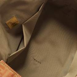 مملوكة مسبقًا حقيبة فندي مامّا باكيت قماش زوكينو معالج برتقالي