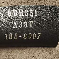 مملوكة مسبقًا Fendi Runaway Large Black/Brown Zucca Leather and Raffia Shopper Tote