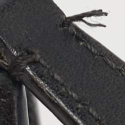 Pre Owned Fendi Rainbow Studded Black Leather Crossbody Bag