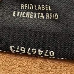 مملوكة مسبقًا Fendi FF Logo Stamp Off White/Brown PVC Basket Bag