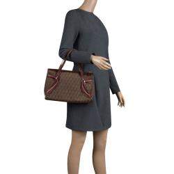Fendi Multicolor Zucca Canvas Boston Bag