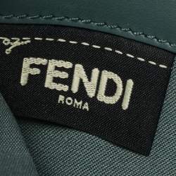 Pre Owned محفظة كونتيننتال بسحاب جلد أزرق بحري فنجي دوتكوم