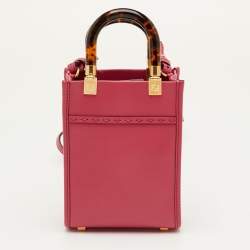 مملوكة مسبقًا Fendi Sunshine Mini Pink Leather Tote