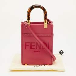 مملوكة مسبقًا Fendi Sunshine Mini Pink Leather Tote
