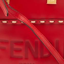 مملوكة مسبقًا Fendi Sunshine Mini Red Leather Tote