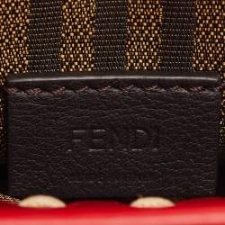 مملوكة مسبقًا Fendi Sunshine Mini Red Leather Tote