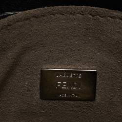 Pre Owned حقيبة كروس بودي صغيرة جلد وفرو فندي بوجي باجيت