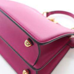 Pre Owned Fendi Petite Lambskin Peekaboo ISeeU